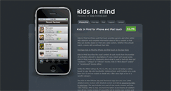 Desktop Screenshot of kidsinmindapp.com